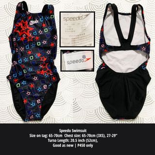 (3XS) Speedo Swimsuit | Chest size: 65-70cm (3XS), 27-29”