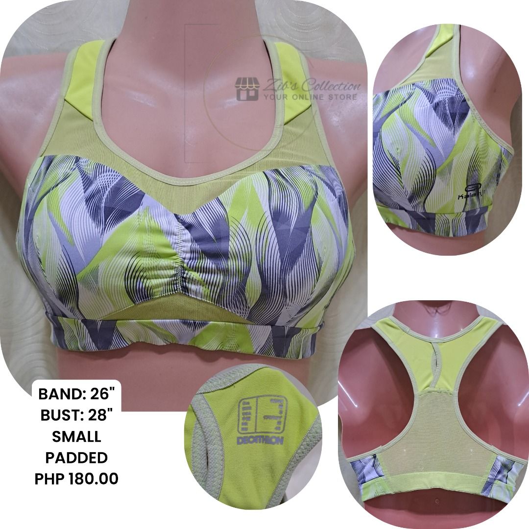 Decathlon Kalenji Sports Bra swimwear gym wear activewear yoga running zumba workout top fitness Women s Fashion Activewear on Carousell