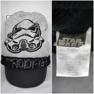 STAR WARS STORM TROOPER EMBROIDERED BEANIE - OFFICIAL