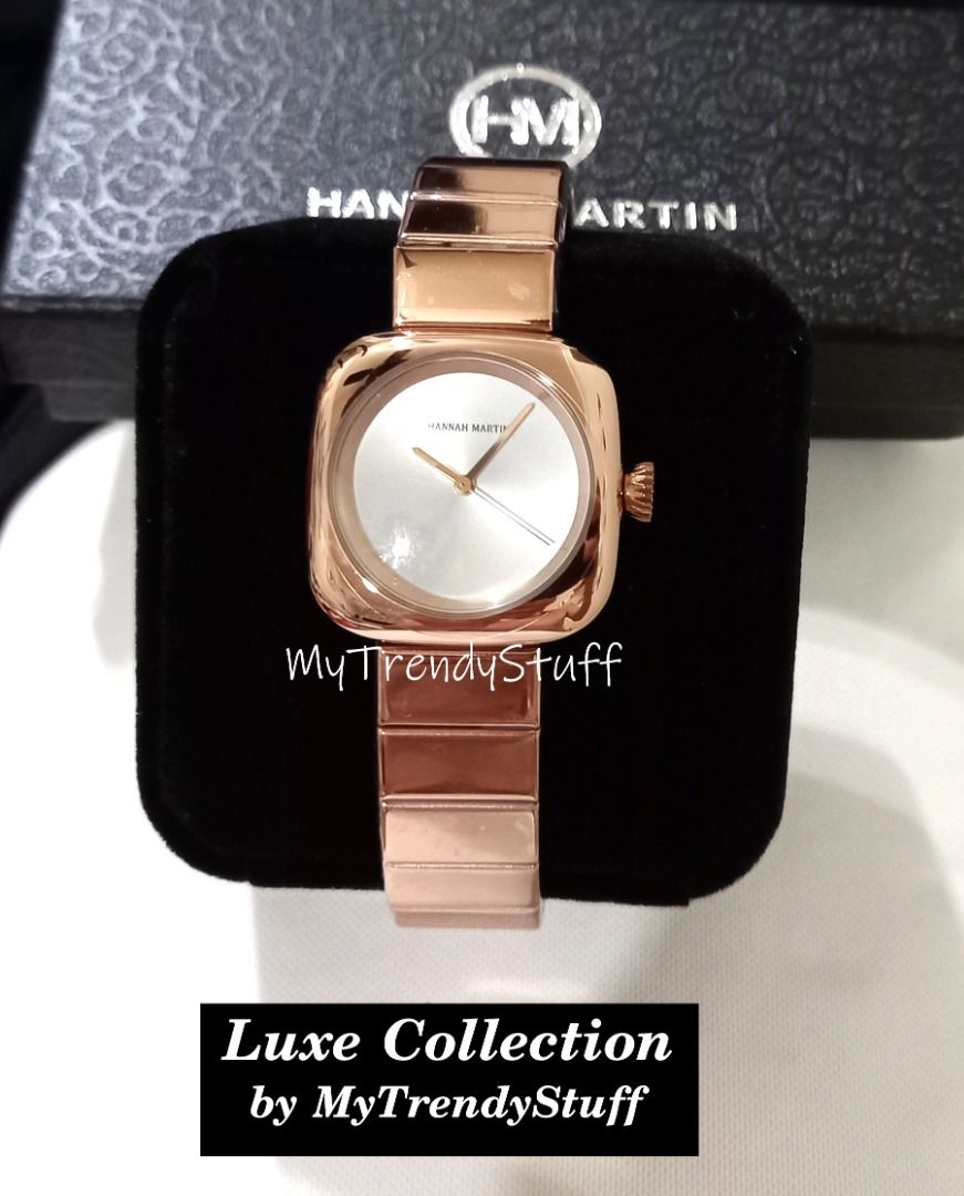 Stunning Hannah Martin Minimalist Rose Gold Watch
