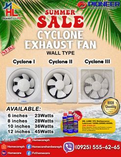 SUMMER SALE (Pioneer Cyclone Exhaust Fan)