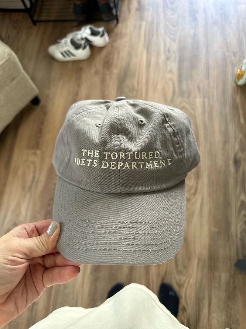 The Tortured Poets Department TTPD Gray Dad Hat, Men's Fashion, Watches ...