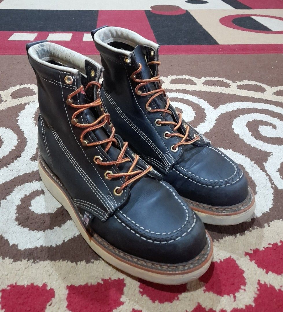 Boots Black Moc Toe American Heritage Thorogood Boots Thorogood