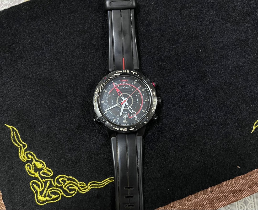 Watch Strap Timex T45581 Timex T45581 Expedition E-Tide Watch •