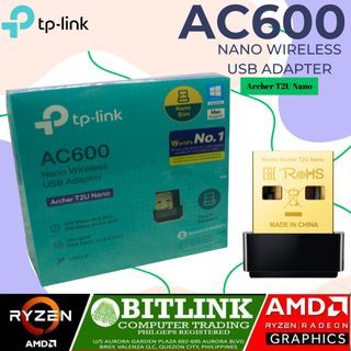 TP-LINK AC600 Nano Wireless USB Adapter ARcher T2U Nano