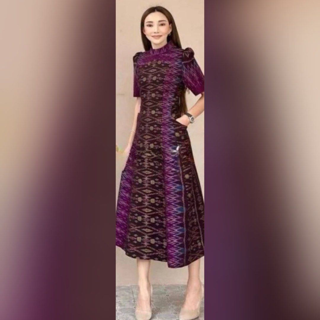 Tribal Aztec Thai Patterned Dress (Category: Dresses) located in Bulacan. Submitted by beesquit (Listing ID 1300709266, Image 2). Description: Once used for fitting only With pockets Size: M (refer to picture posted) Length: Ankle level (my height is 5’3”) Shipping: J&T, LBC, Lalamove Payment: Gcash, BDO Last price posted Make offer for sure buyer.