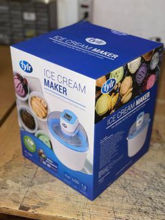 Tylr Ice Cream Maker LCD Display | Ice Cream in 20 Minutes | Yogurt, Sorbet, Gelato | Imported
