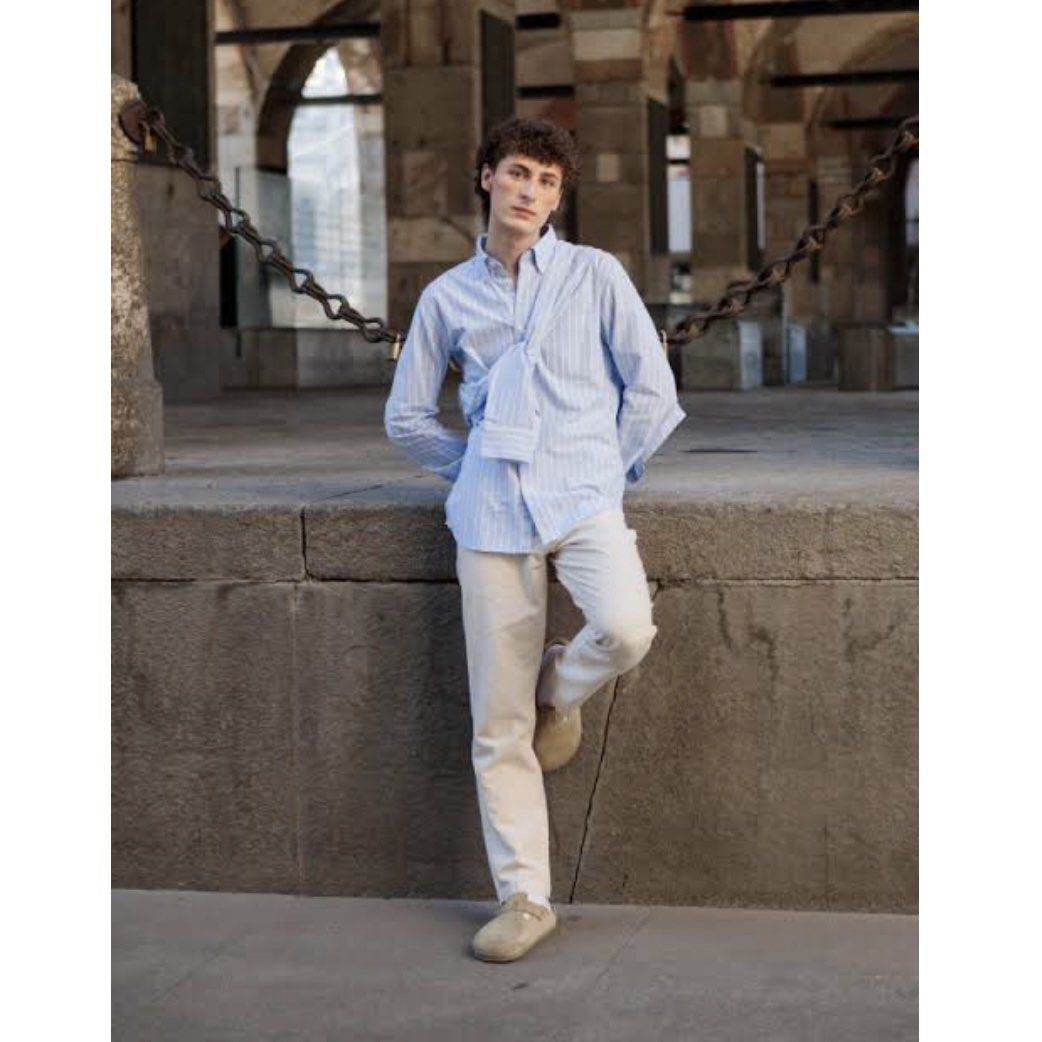 Uniqlo cotton linen pants shop