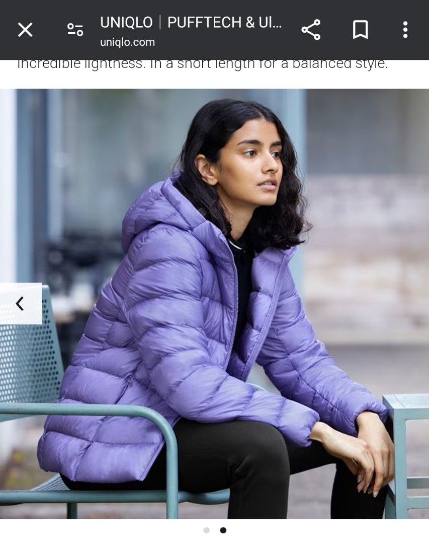 Uniqlo Ultra light down puffer parka jacket sold separately Women s Fashion Coats Jackets and Outerwear on Carousell