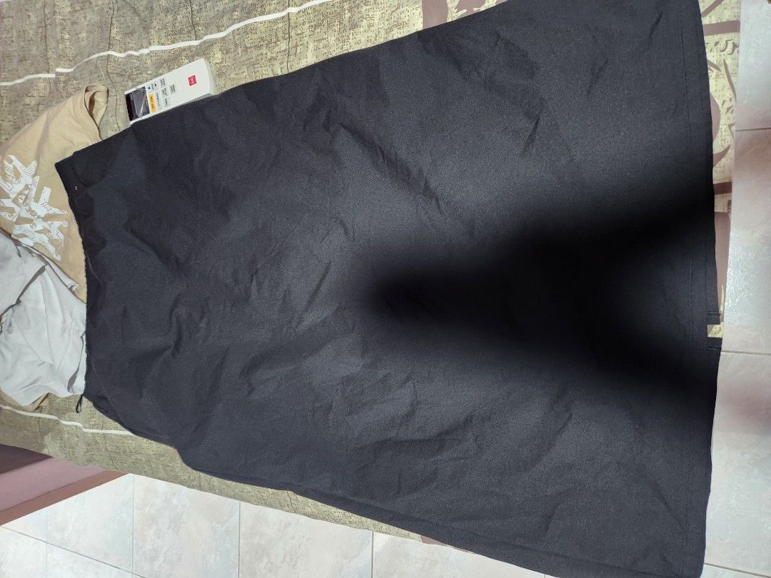 UNIQLO WOMEN ULTRA STRETCH AIRISM LONG SKIRT BLACK XXL, Women's