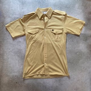 Vintage Pierre Balmain Pastel yellow polo shirt