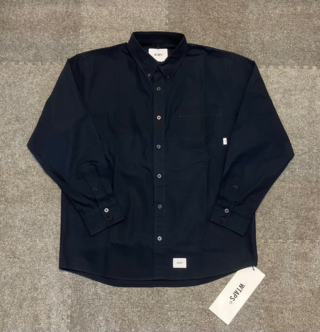 WTAPS BD /LS / COTTON. RIPSTOP GARMENT DYED MILITARY ARMY SHIRT