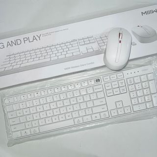 Xiaomi Silent Wireless Keyboard and Mouse in White