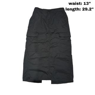 y2k acubi cargo maxi long skirt