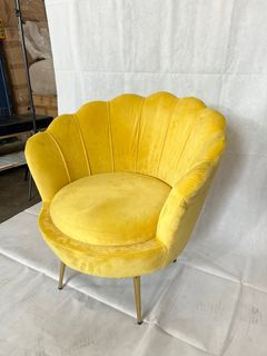 Yellow Modern Accent Chair Home Furniture