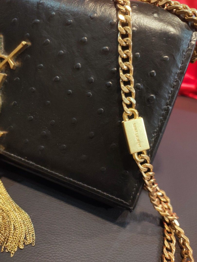 Ysl preloved Sling (Category: Luxury Bags & Wallets) located in Cebu City. Submitted by esrpreloved (Listing ID 1300763561, Image 2). Description: Japan Source bag Genuine Ostrich leather coded.