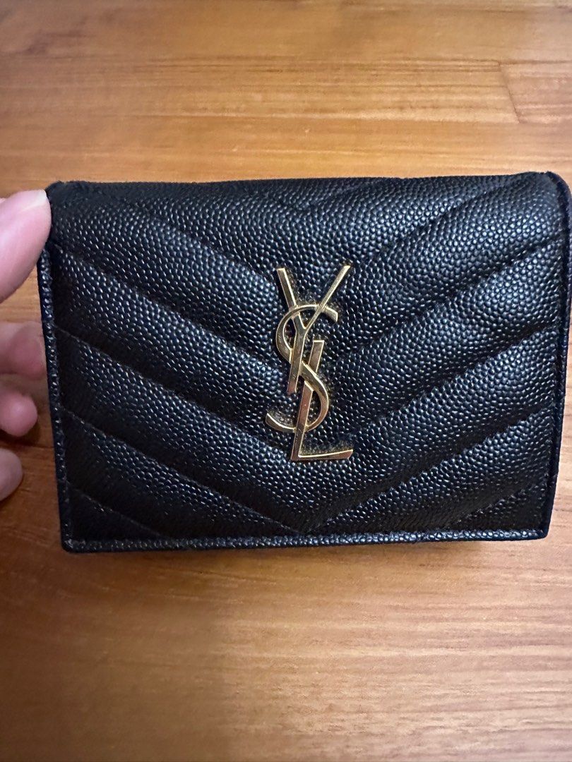 YSL wallet with coin pouch