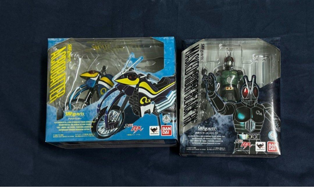 100% 全新未開封Shf ACROBATTER Black Rx Rider, 玩具收藏品, 手辦及