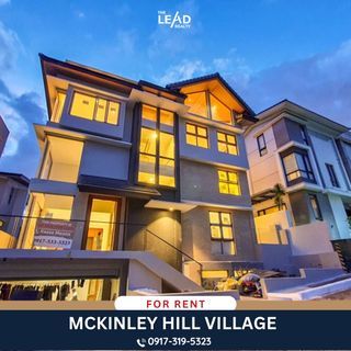 5 bedroom House for rent McKinley Hill Village House Taguig near Mckinley West Village AFPOVAI BGC house for rent