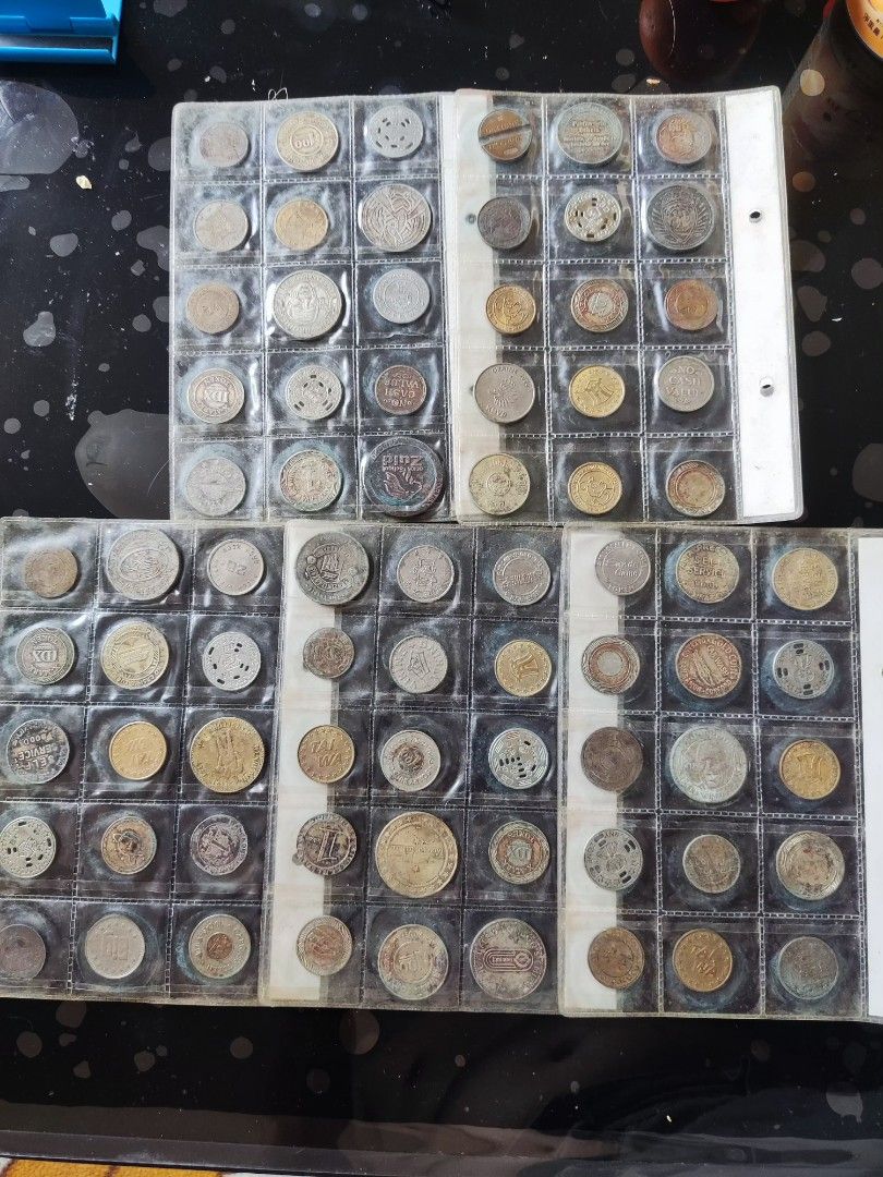 75個TOKEN,基本不同, 興趣及遊戲, 收藏品及紀念品, 錢幣- Carousell