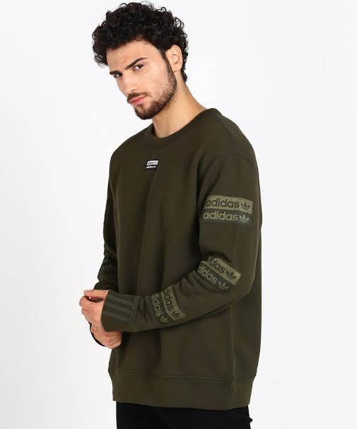 Adidas vocal d crew sweatshirts Men s Fashion Tops Sets Tshirts Polo Shirts on Carousell
