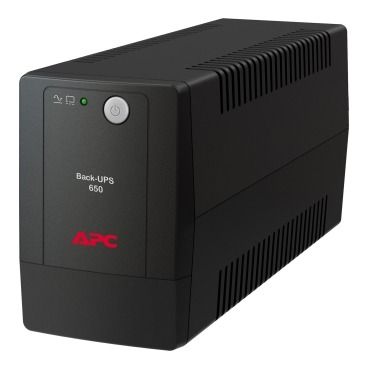 APC Back-UPS 650VA, 230V, AVR, Universal Sockets (Category: Other Accessories) located in Caloocan City. Submitted by junejovigr22770 (Listing ID 1296509066, Image 3). Description: Main Input Voltage : 230 V Rated power in W : 325 W Rated power in VA : 650 VA output connection type : 2 universal receptacle Cable length : 1.22 m Number of cables : 1 Battery type : Lead-acid battery Number of battery filled slots : 1 Number of battery free slots : 