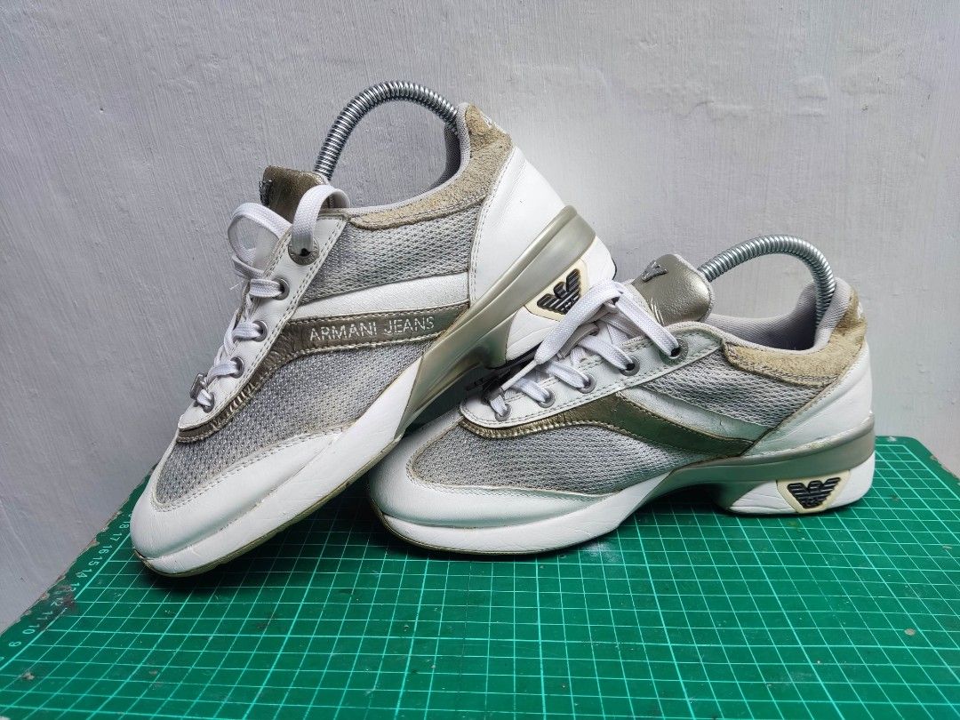 armani jeans shoes snekers logo besi GA tali casual daily fashion