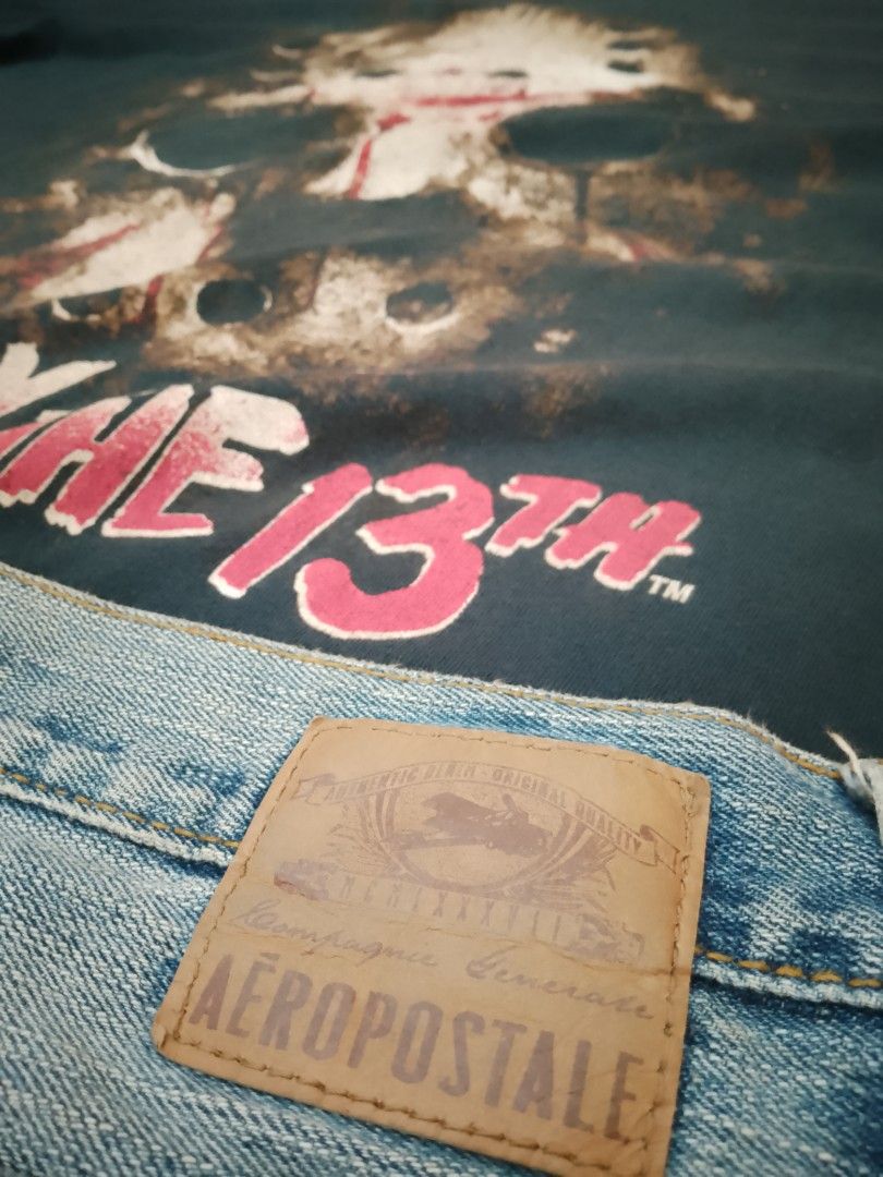 Aspack rare vintage set (Category: Sets & Coordinates) located in Cagayan de Oro. Submitted by roxas166971771 (Listing ID 1296426170, Image 1). Description: vintage Jason Friday the 13th rare Aeropostale vintage carpenter...