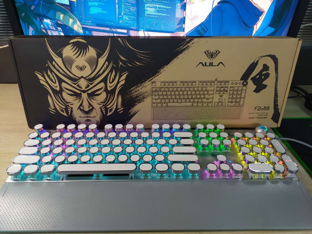 AULA F2088 Wired Gaming Mechanical Keyboard, Computers & Tech, Parts ...