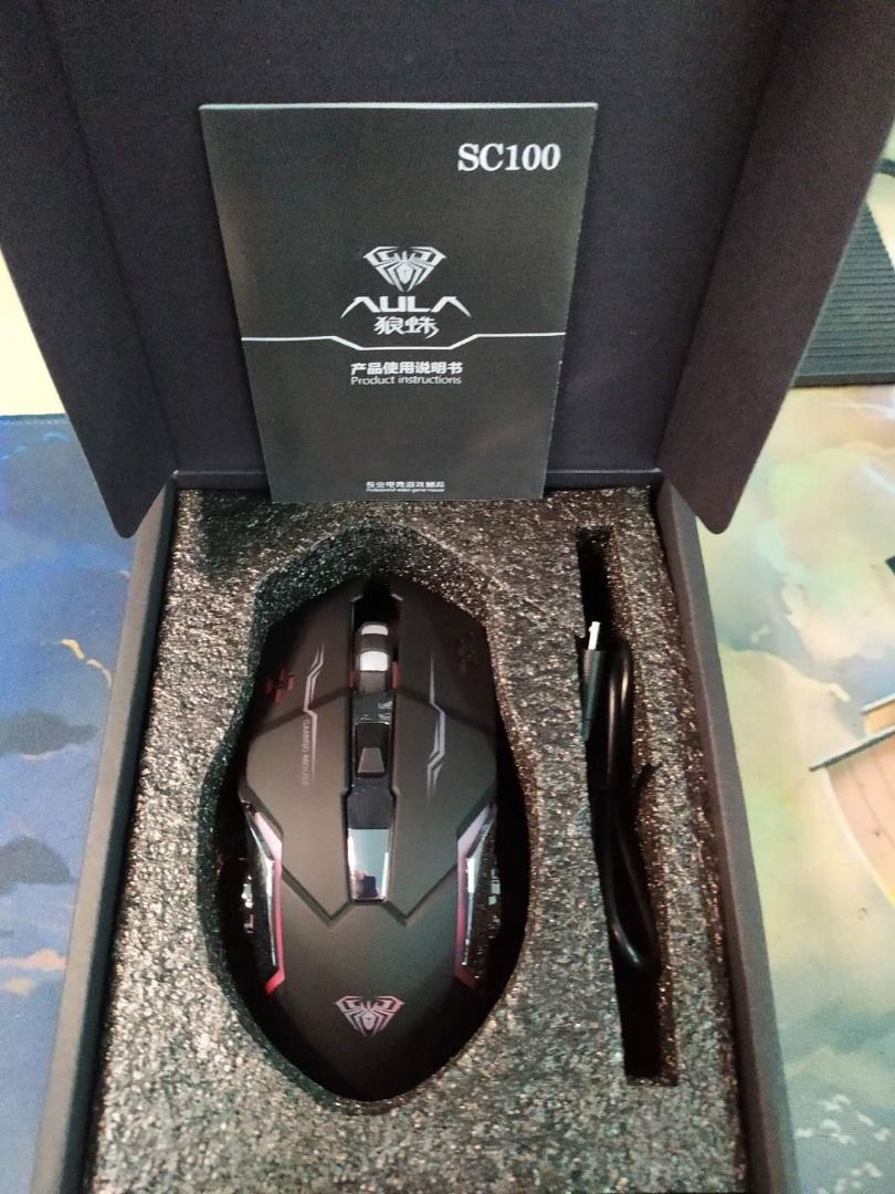 AULA SC100 Wireless Mouse, Computers & Tech, Parts & Accessories, Mouse ...