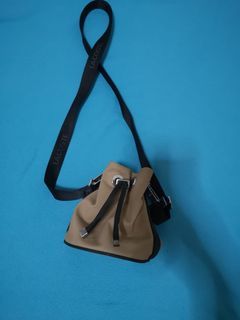 authentic lacoste bucket sling bag