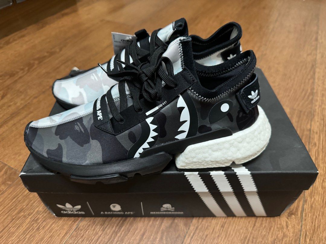 bape neighborhood adidas pod