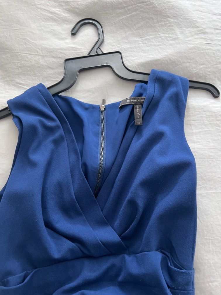 BCBG Max Azria blue work dress
