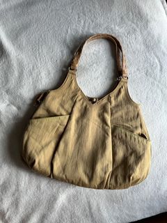 Beige Mini Hobo Bag Shoulder Bag