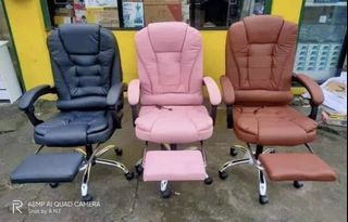 Boss Chair with Massager & Foot Rest