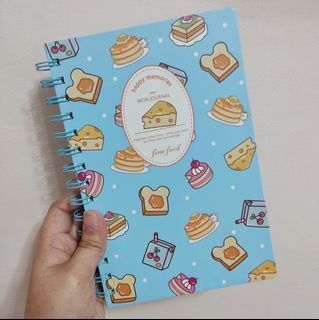 Breakfast Print Cheese Pancake Toast Notebook