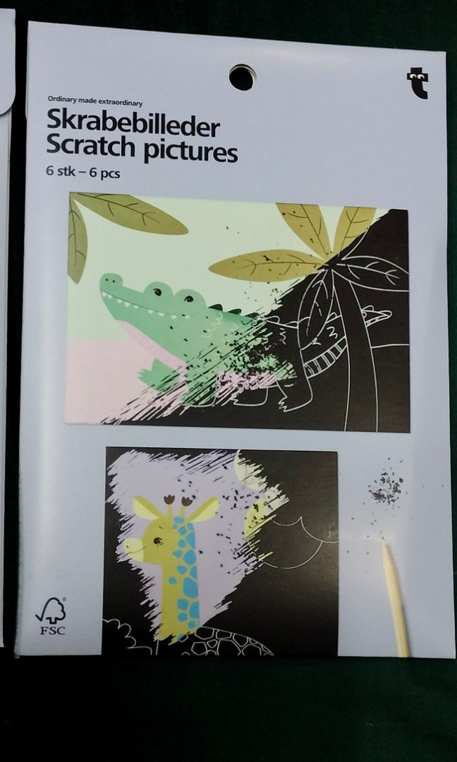 Bundle 2 - Scratch Picture draw Arts and Crafts (Category: Craft Supplies & Tools) located in Pasig City. Submitted by beyondfundraising (Listing ID 1296534517, Image 1). Description: Kindly message for inquiries to avoid conflicts. Thank you :) Bundle 2 sets Develop creativity *Multiple sets available.