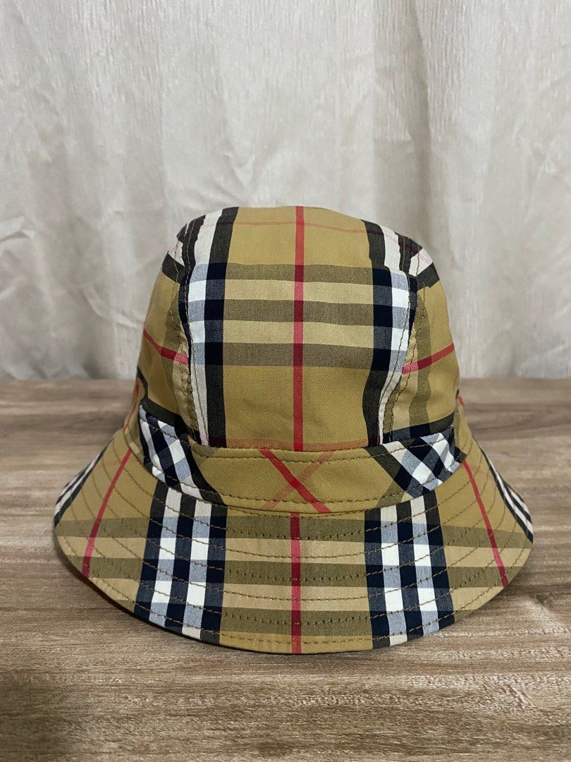 Burberry Vintage Bucket Hat Original Women s Fashion Watches Accessories Hats Beanies on Carousell