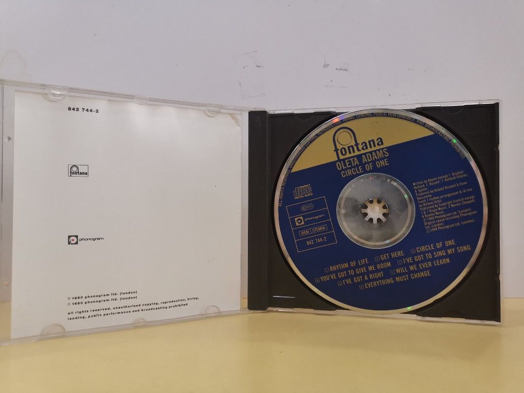 (CD) OLETA ADAMS Circle Of One