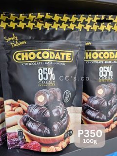 Chocodate chocolate coated date with almond