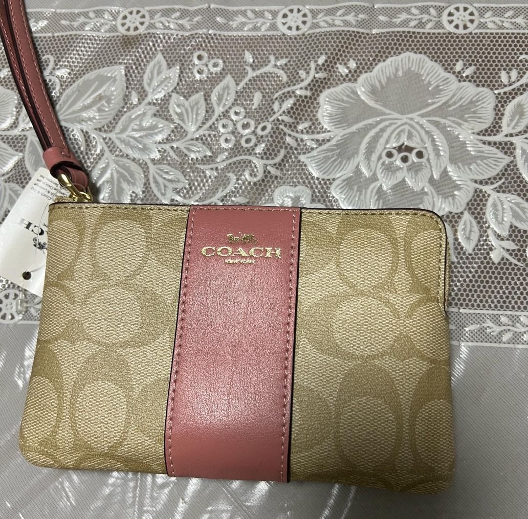 Coach F58035 Signature Wristlet Women s Fashion Bags Wallets Wallets Card Holders on Carousell