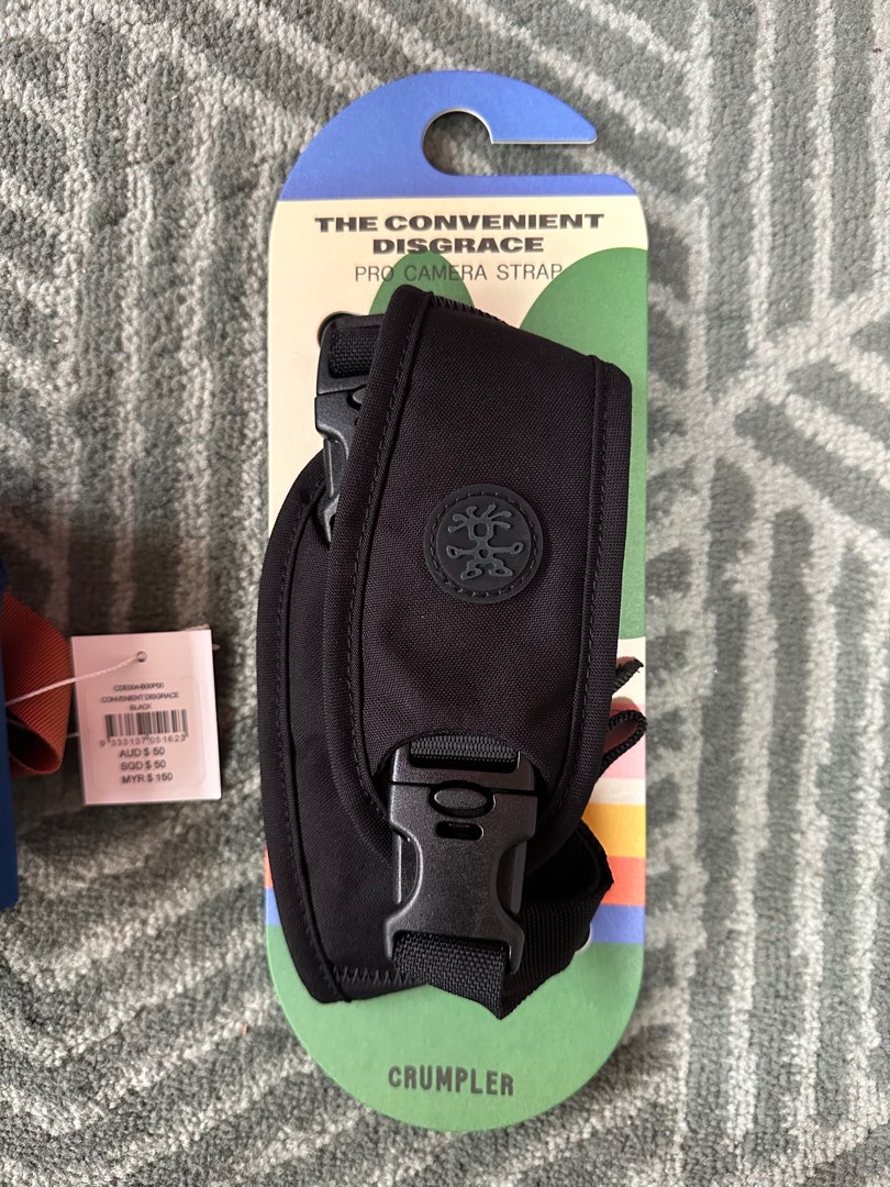 Crumpler Convenient Disgrace Camera Strap Black Tote bag