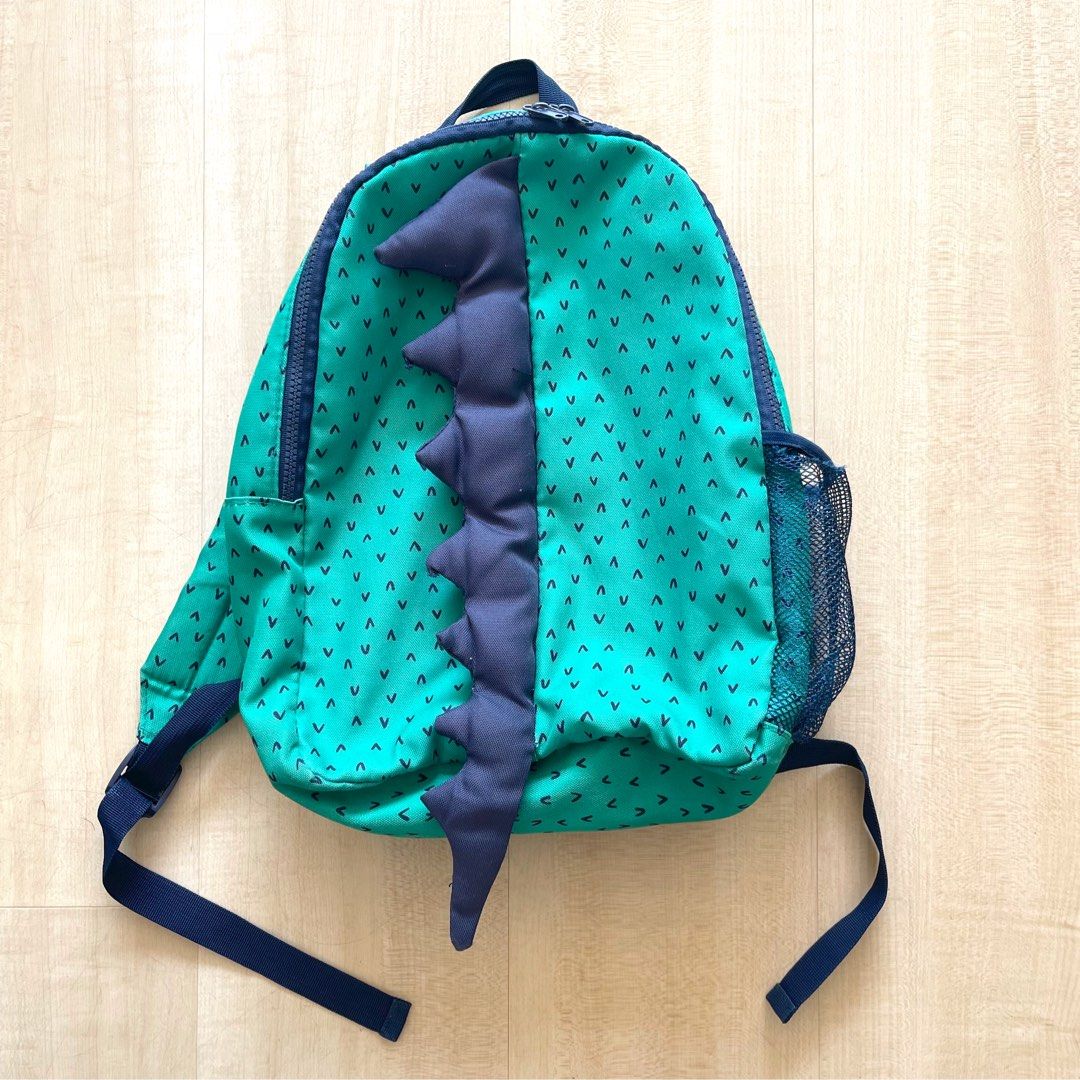 Dinosaur Kids Backpack with Spikes from Cotton On Green