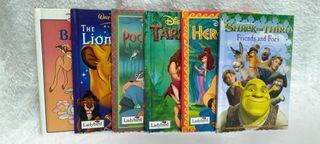 Disney Book Bundle (Shrek, Hercules, Tarzan, Pocahontas, Lion King and Bambi)