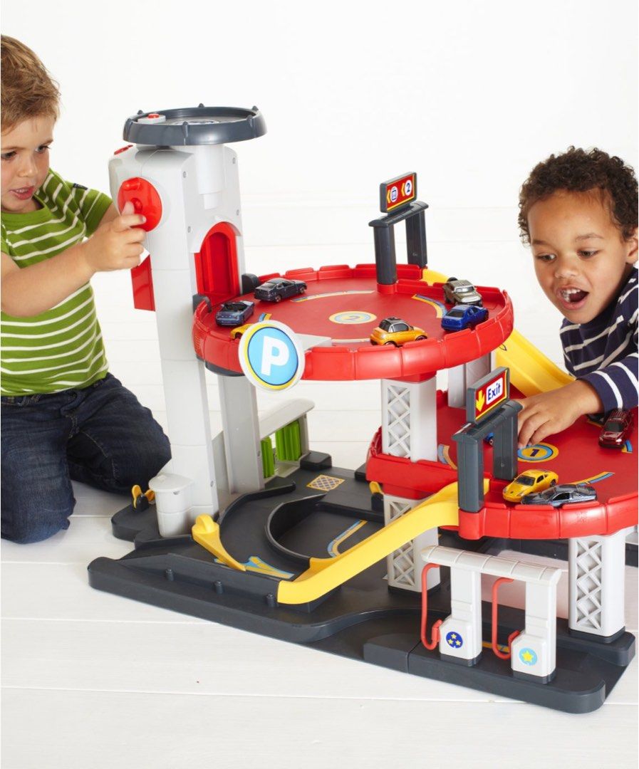 ELC Large Parking Garage Car Set Hobbies Toys Toys Games on Carousell