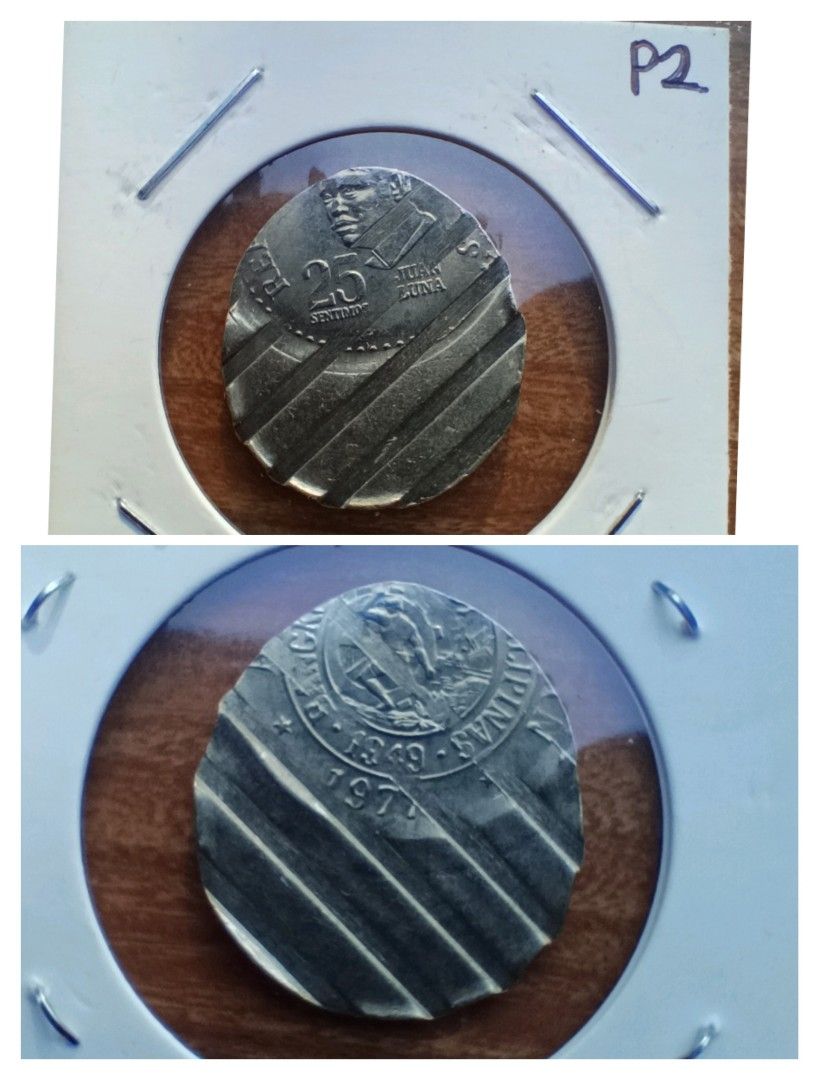 Error coins (Category: Currency) located in Manila. Submitted by coinmaster103020 (Listing ID 1296503481, Image 1). Description: pm lg.