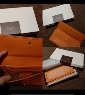 Fino Orange Long Wallet