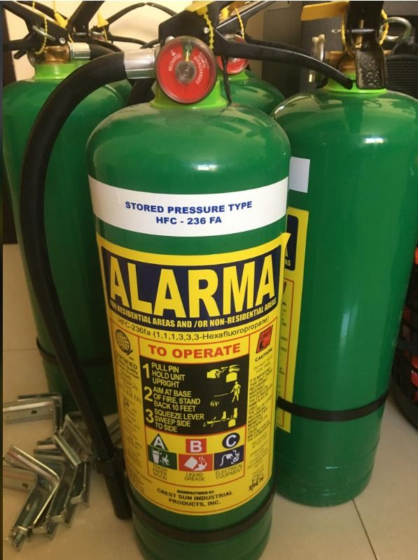 FIRE EXTINGUISHERS BRAND NEW (Category: Construction & Building Materials) located in Cebu City. Submitted by clarecasquejo (Listing ID 1296452977, Image 1). Description: WE 8 PCS. OF STOCK. .