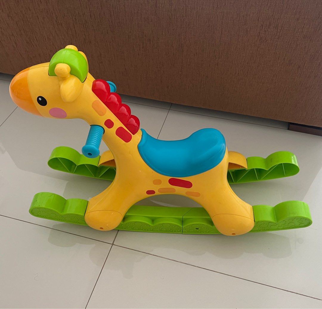 Fisher Price Rocking Giraffe Babies Kids Infant Playtime on Carousell