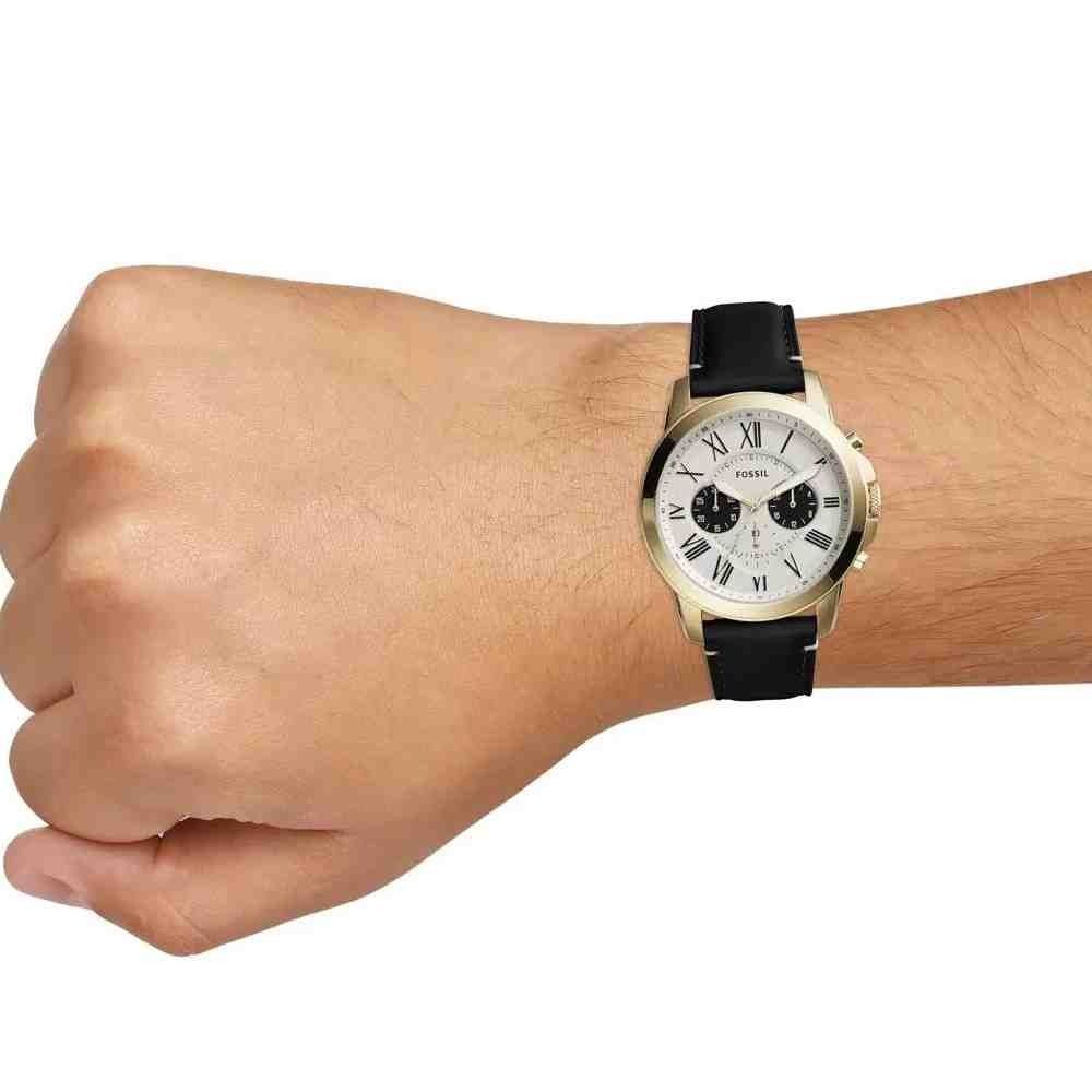 Fossil FS5272 Black Leather Men s Watch with complete set Free Bracelet Free Engrave Men s Fashion Watches Accessories Watches on Carousell